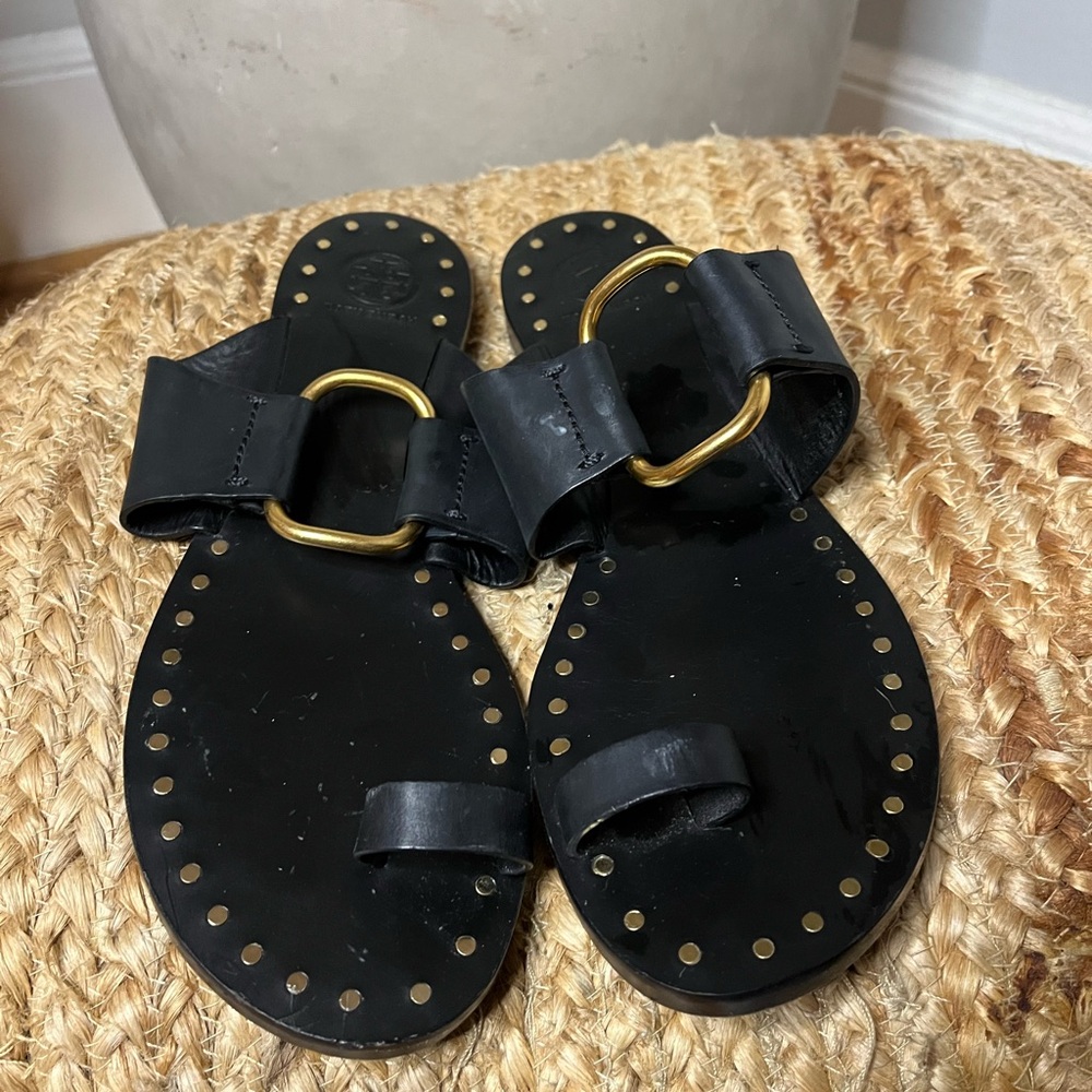 Tory Burch Brannan Toe Ring Sandals NWT
